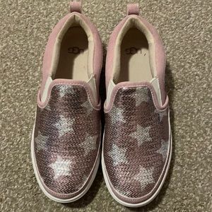 girls glitter star UGG sneakers